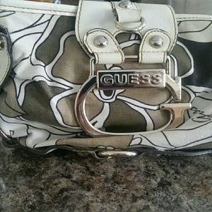 Guess Purse with Authentic Logo and Buckles